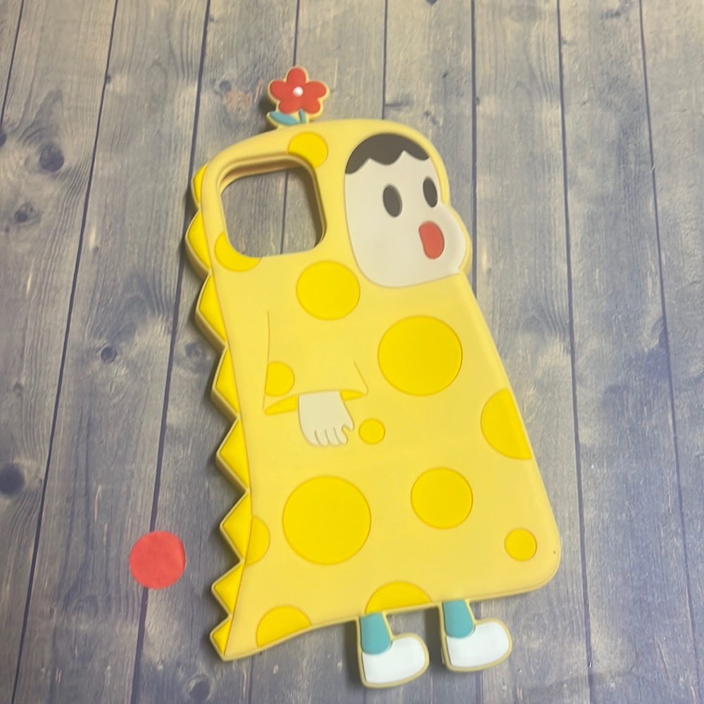 5for$10 iPhone 12 pro max silicone Dino boy phone case - Cute case